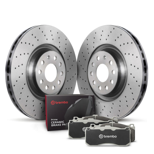 Brembo OE 12-13 Volkswagen Golf R/10-21 GTI Rear Disc Brake Kit