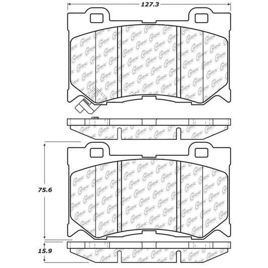 StopTech Street Touring 09-13 Infiniti FX35/FX37/FX45/FX50/08-13 G37 Front Brake Pads