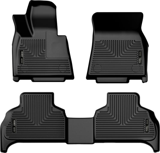 Husky Liners 19-23 BMW X5 Weatherbeater Black Front & 2nd Seat Floor Liners