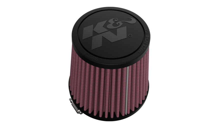 K&N Universal Clamp-On Air Filter 3in FLG /4 1/2in B / 3 1/2in T / 4 3/8in H