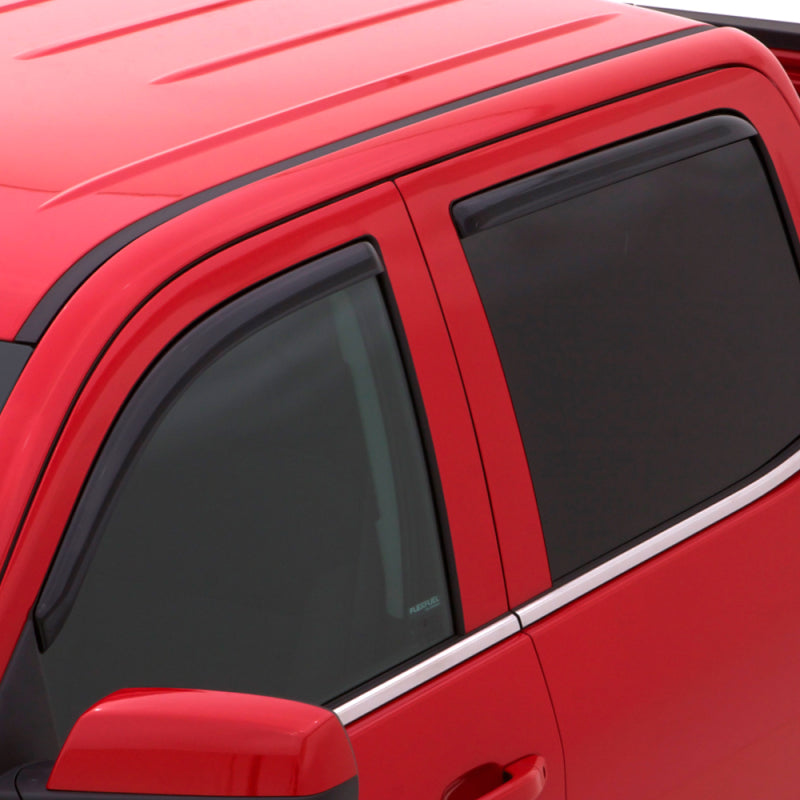 AVS 15-18 Cadillac Escalade Ventvisor In-Channel Front & Rear Window Deflectors 4pc - Smoke