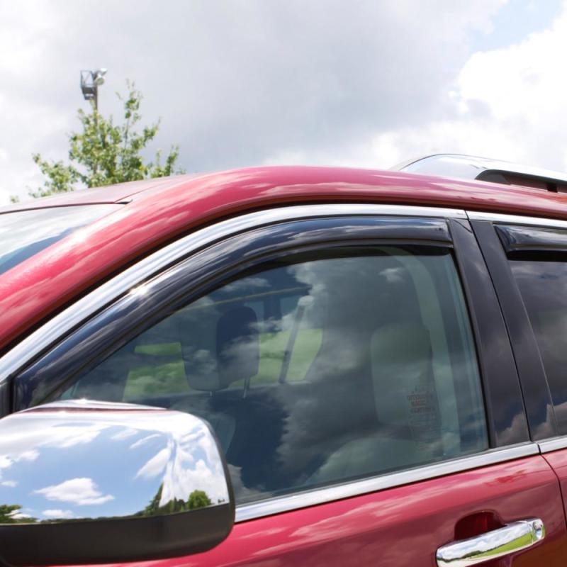 AVS 14-18 Subaru Forester Ventvisor In-Channel Front & Rear Window Deflectors 4pc - Smoke