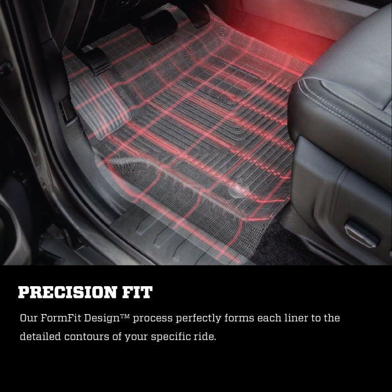 Husky Liners 15-17 Ford F-150 SuperCrew X-Act Contour Black 2nd Seat Floor Liners (Full Coverage)