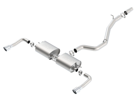 Borla 14-16 Audi A3 Quattro 2.0L Turbo AT/MT RWD 4DR S-Type Cat-Back Exhaust Single Split Rear Exit