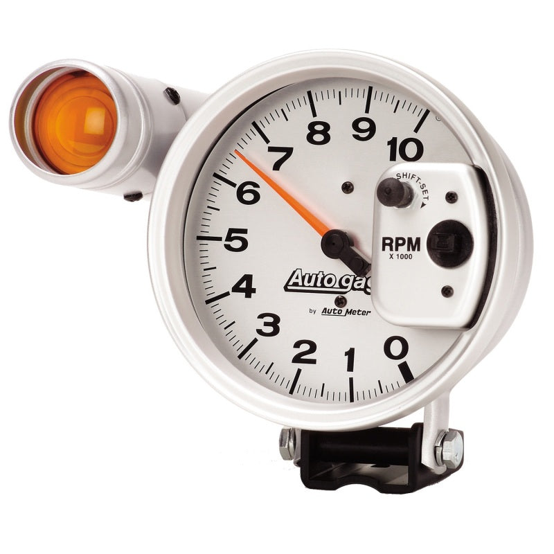 Autometer 5 inch 10,000 RPM Shift Lite Pedestal Tachometer Auto Gage