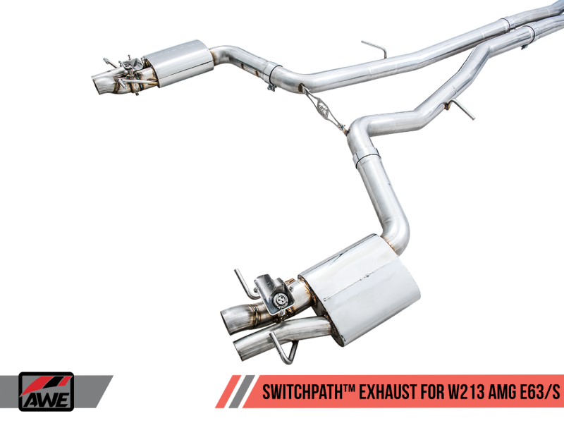 AWE Tuning Mercedes-Benz W213 AMG E63/S Sedan/Wagon SwitchPath Exhaust System - for DPE Cars