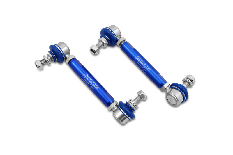 SuperPro 1991 Toyota MR2 Turbo Rear HD Adjustable End Link Set (10mm Studs 160mm-205mm Length)