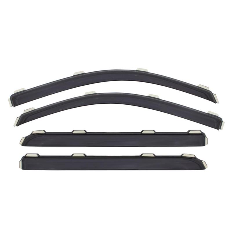 AVS 14-18 Hyundai Genesis Ventvisor In-Channel Front & Rear Window Deflectors 4pc - Smoke