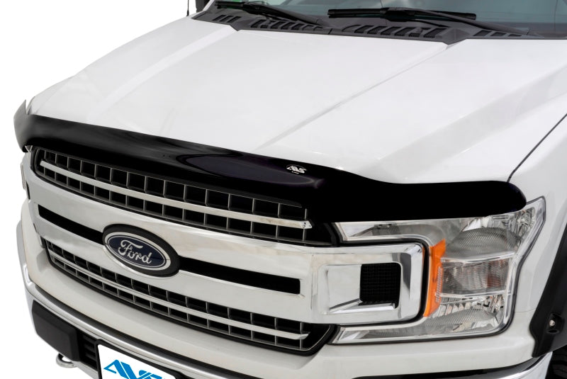 AVS 08-13 Ford E-150 High Profile Bugflector II Hood Shield - Smoke