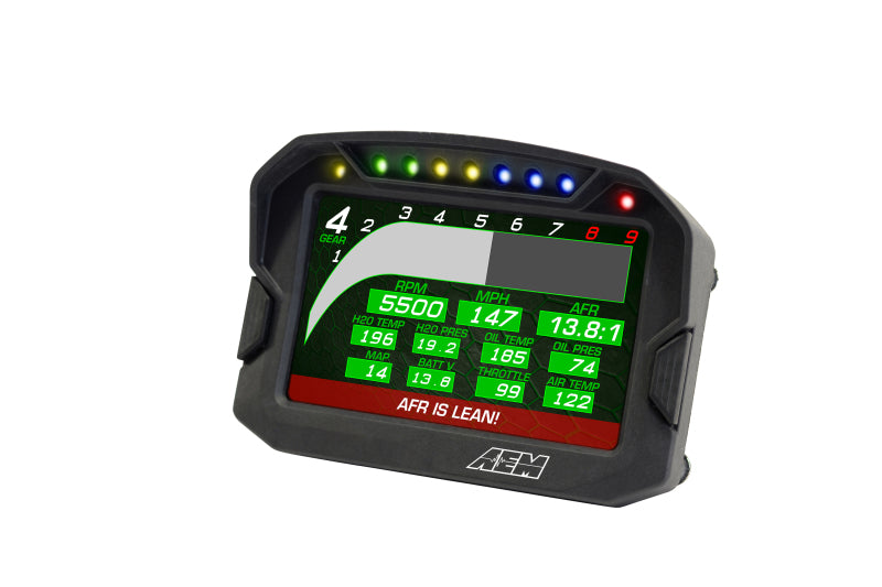 AEM CD-5G Carbon Digital Dash Display w/ Interal 10Hz GPS & Antenna