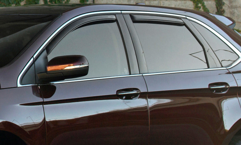 AVS 03-08 Honda Pilot Ventvisor In-Channel Front & Rear Window Deflectors 4pc - Smoke