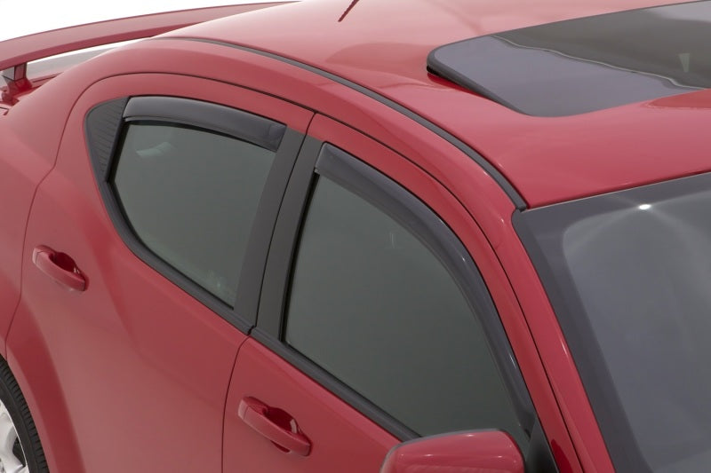 AVS 09-15 Nissan Maxima Ventvisor In-Channel Front & Rear Window Deflectors 4pc - Smoke