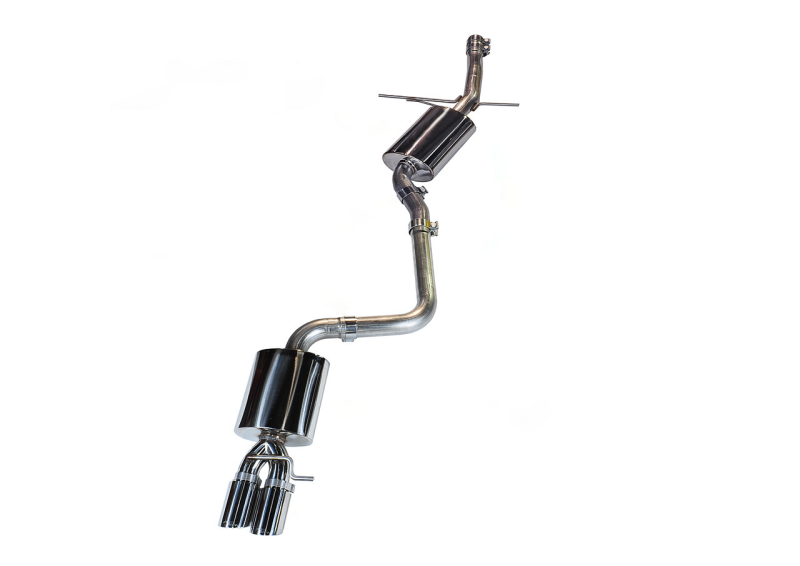 AWE Tuning Audi B8 A4 Touring Edition Exhaust - Single Side Diamond Black Tips