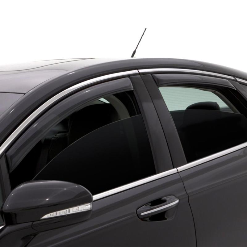 AVS 12-18 Chevy Sonic Ventvisor In-Channel Front & Rear Window Deflectors 4pc - Smoke