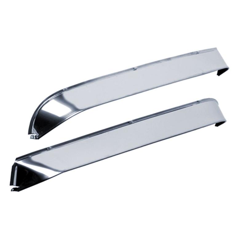 AVS 76-93 Dodge Ramcharger Ventshade Window Deflectors 2pc - Stainless