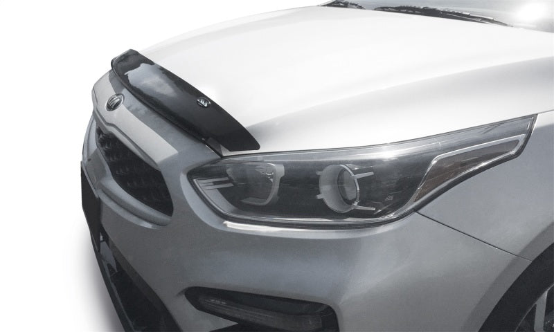 AVS 19-23 Kia Forte Carflector Low Profile Hood Shield - Smoke