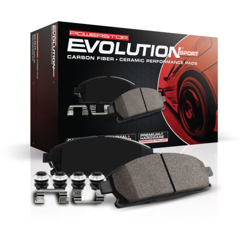 Power Stop 07-15 Audi Q7 Rear Z23 Evolution Sport Brake Pads w/Hardware