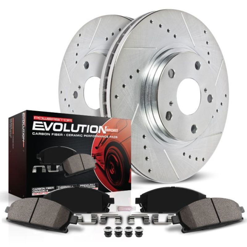 Power Stop 06-13 Audi A3 Front Z23 Evolution Sport Brake Kit