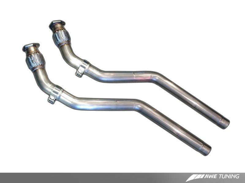 AWE Tuning Audi B8 4.2L Non-Resonated Downpipes for RS5