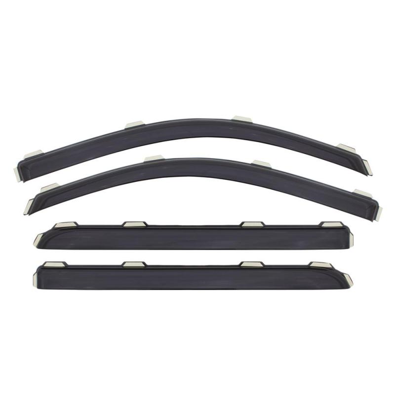 AVS 08-17 Buick Enclave Ventvisor In-Channel Front & Rear Window Deflectors 4pc - Smoke