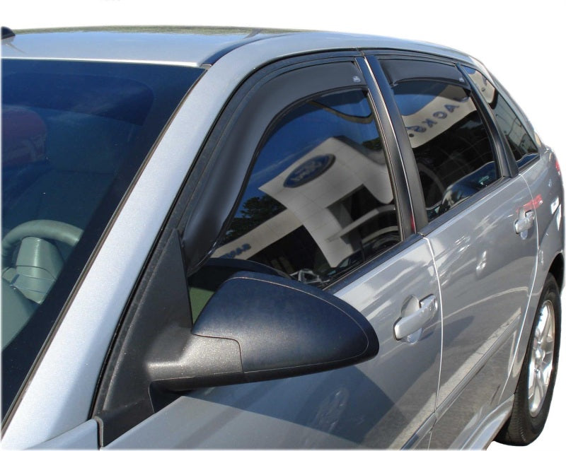 AVS 04-07 Chevy Malibu Ventvisor In-Channel Front & Rear Window Deflectors 4pc - Smoke