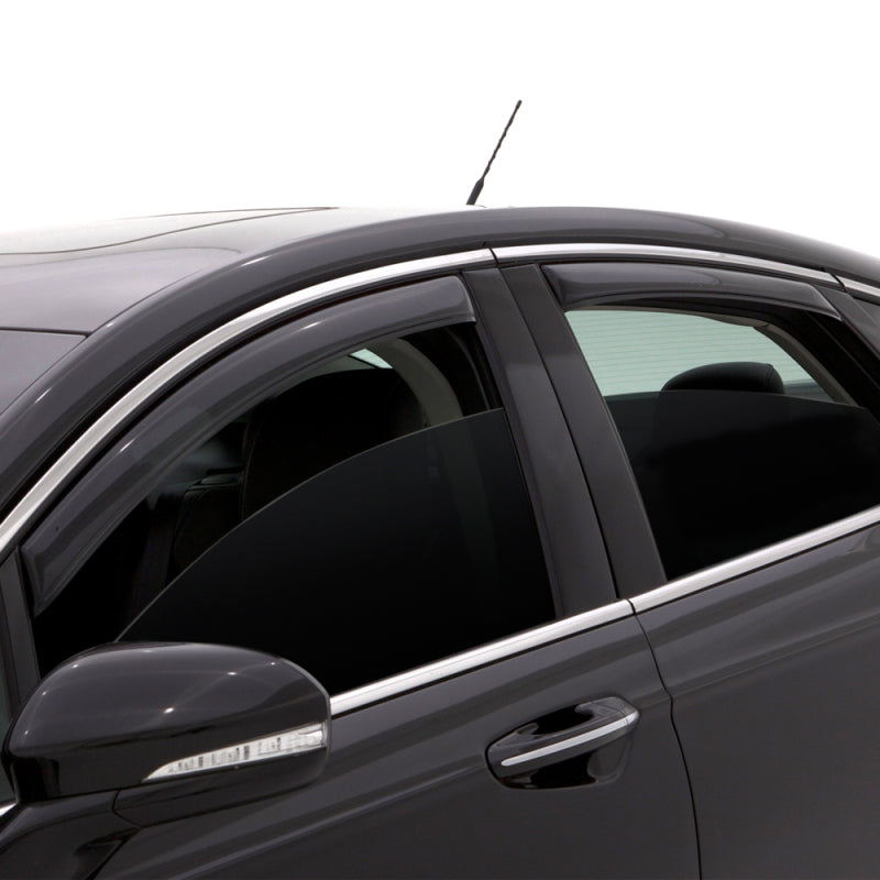 AVS 10-17 Chevy Equinox Ventvisor In-Channel Front & Rear Window Deflectors 4pc - Smoke