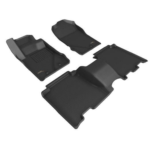 3D MAXpider 21-24 Ford Bronco Kagu Floor Mat 1st/2nd Row - Black