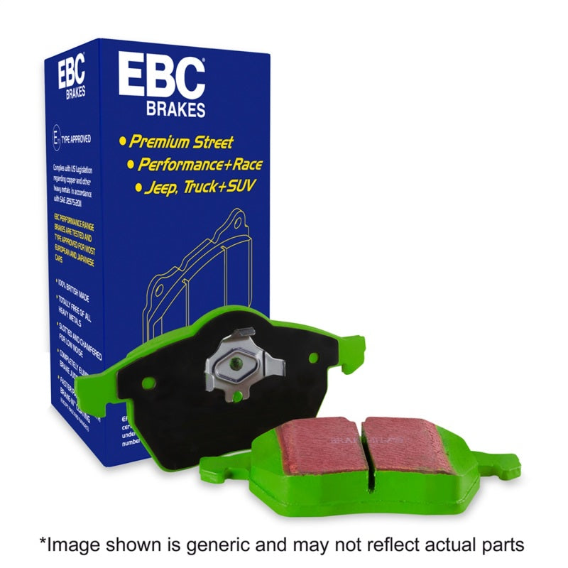 EBC 15-19 Audi Q3 2.0 Turbo Greenstuff Front Brake Pads