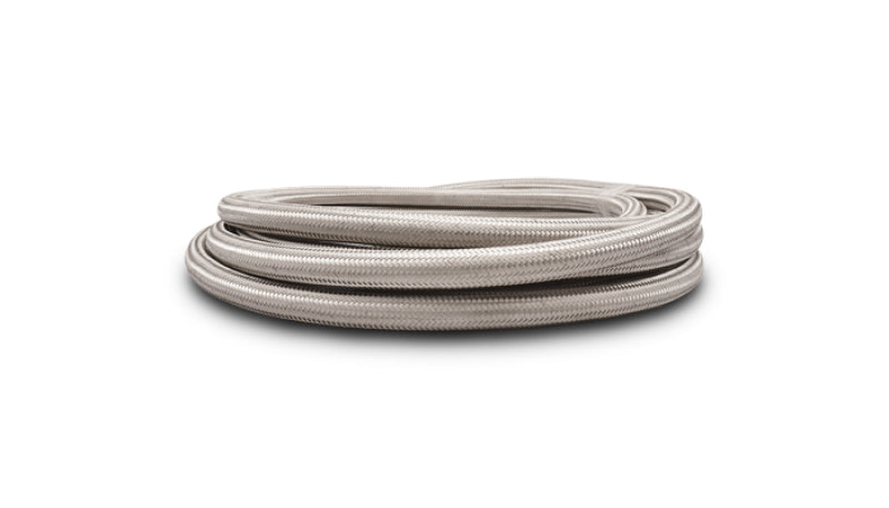 Vibrant -4 AN SS Braided Flex Hose (20 foot roll)