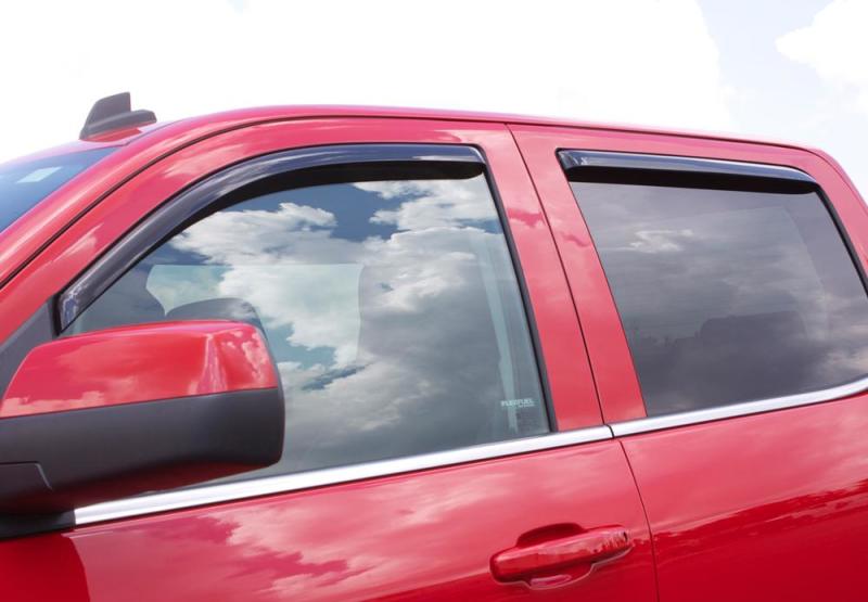 AVS 05-10 Jeep Grand Cherokee Ventvisor In-Channel Front & Rear Window Deflectors 4pc - Smoke